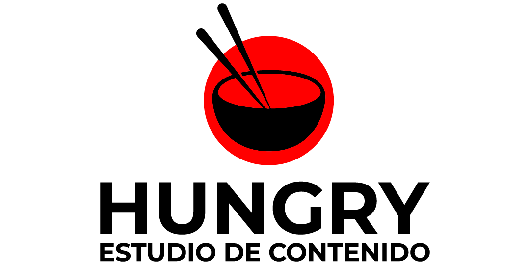 Hungry estudio de contenido Logo Negro